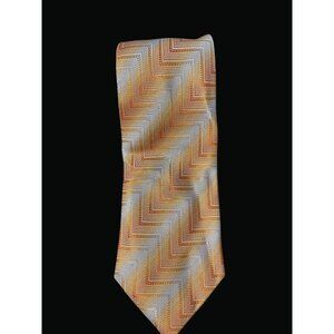 Vintage Silk Chevron Pattern Mens Tie T01 Y